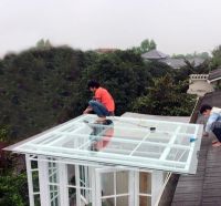 Thi công mái kính tự động TLK10