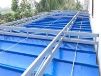 Mẫu mái xếp di động được Phú Thành lắp đặt