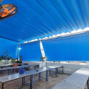 Mái xếp di động lượn sóng