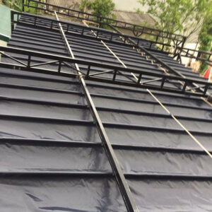 Mái xếp di động lượn sóng