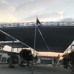 Mái xếp di động lượn sóng